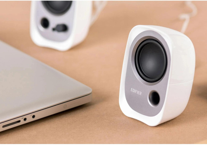 Колонки Edifier R12U 2.0 белый 4Вт портативные