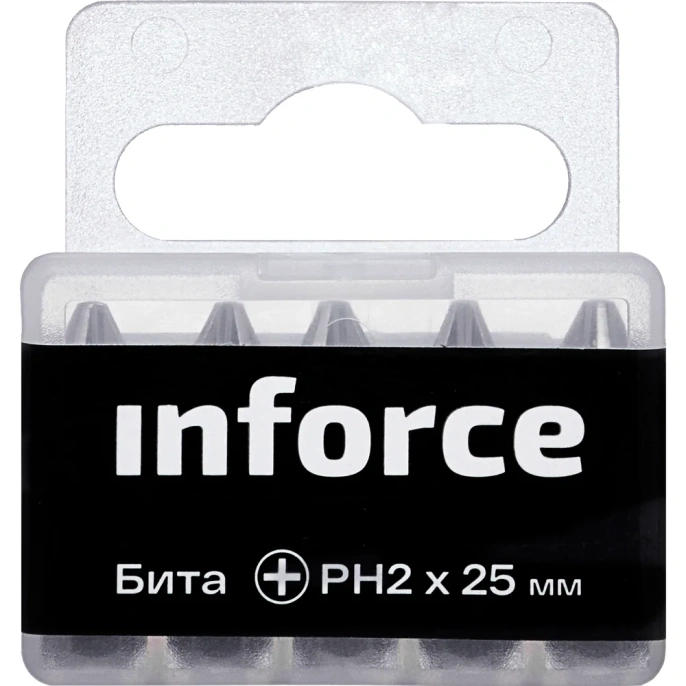 Бита (5 шт; PH2; 25 мм) Inforce 11-01-290