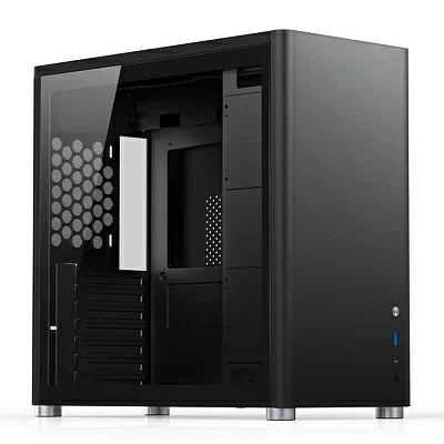 Корпус JONSBO D40 Black без БП, боковая панель из закаленного стекла, mini-ITX, micro-ATX, ATX, черн