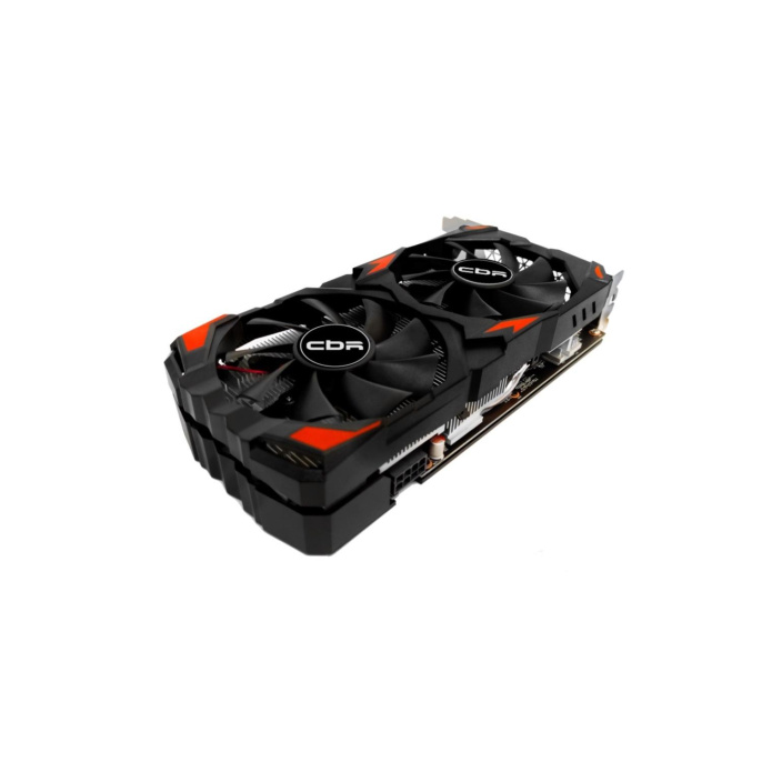 Видеокарта CBR Radeon RX 580 8G GDDR5, 256BIT, 2048, 1168MHz, Dual fan PCIE 3.0, 150W HDMI/2xDP [VGA-STX580-8G-RTL]