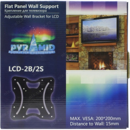 ULTRAMOUNTS Фиксированный кронштейн Pyramid LCD-2B VESA75/100/200x100/200, 20кг