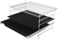Духовой шкаф электрический Gorenje BOSB6737E06X, 77л, дверца с 2 стеклами, нержавеющая сталь/черный