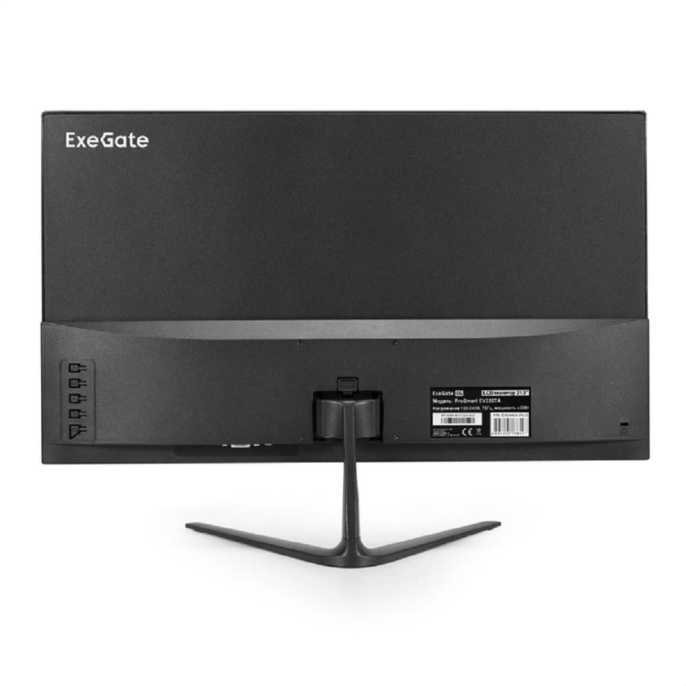 Монитор с аудио 21.5" ExeGate ProSmart EV2207A VA LED Grade A+, FHD, 1920x1080@75Гц, 16:9, 280cd/m2, 3000:1, 178°/178°, 5ms, Speakers, D-Sub, HDMI, audio-in, FreeSync, Flicker-free, Low Blue Light, кабель HDMI 1.5м, VESA, регулировка наклона tilt , черн