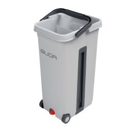 Швабра RAGEX B001-200 с отжимом и ведром, 13 литров, серая