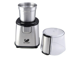 Кофемолка KITFORT КТ-1315,  серебристый