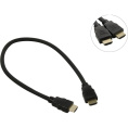 Кабель HDMI ExeGate EX-CC-HDMI2-0.5 19M/19M, v2.0, 0,5м, 4K UHD, Ethernet, позолоченные контакты EX287728RUS