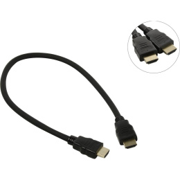 Кабель HDMI ExeGate EX-CC-HDMI2-0.5 19M/19M, v2.0, 0,5м, 4K UHD, Ethernet, позолоченные контакты EX287728RUS