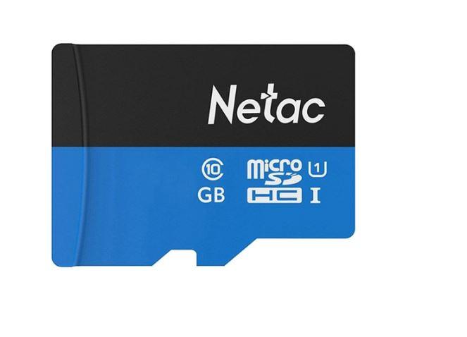 Карта памяти microSDHC NETAC P500 8 ГБ, 80 МБ/с, Class 10, NT02P500STN-008G-S,  1 шт.