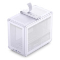 Корпус без блока питания Case JONSBO C6 MAX Handle, Mini-Tower, TG, no fan, 1xUSB-A 3.0 + 1xUSB-C 3.1, mATX, mITX White (C6 MAX White)