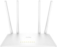 Маршрутизатор CUDY AC1200 Wi-Fi Router Dual Band, Chipset MediaTek, 802.11ac/a/b/g/n, 867Mbps at 5GHz + 300Mbps at 2.4GHz, 5 × 10/100Mbps Ports, WiFi router/AP/ Repeater/WISP Mode,4  5dBi fixed antennas, WPA3, Guest network, WPS, DDNS, VPN Client, IPv6,TR