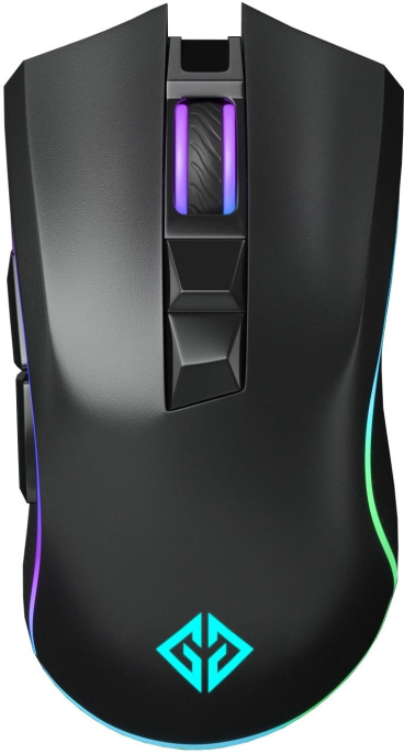Мышь беспроводная GMNG GG-MS400WO, игровая, радио, оптическая, USB, 10000dpi, черный [1899942]