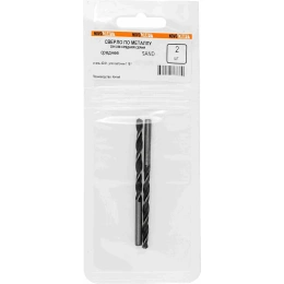 Сверло по металлу средняя серия Sand (2 шт; 4.5х80х47 мм; DIN 338) Novocraft B338045G2