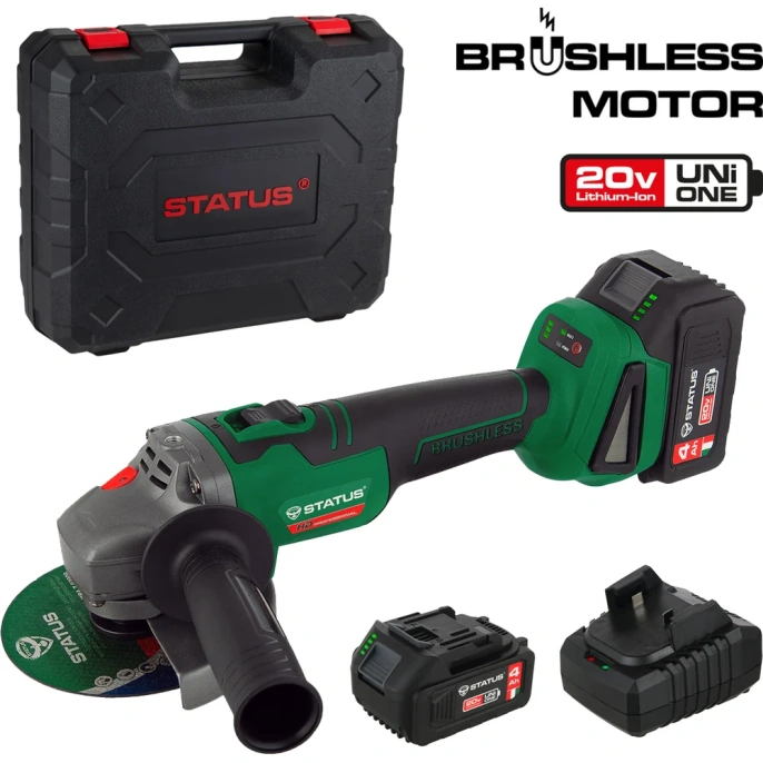 Бесщеточная угловая шлифмашина STATUS SH 125 E UniOne 03052901