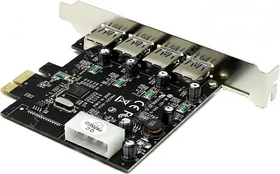 Контроллер STLab U-1270 (RTL) PCI-Ex1 USB3.0 4 port-ext