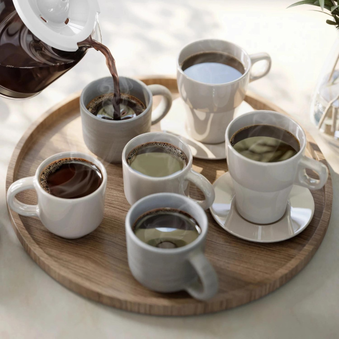 Кофеварка капельная Philips HD7411/00 белый