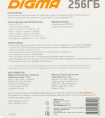 Флеш карта microSDXC 256GB Digma CARD30 V30 + adapter DGFCA256A03