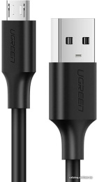 Кабель UGREEN US289 60135 USB 2.0 A to Micro USB Cable Nickel Plating. Длина: 0,5м. Цвет: черный (60135_)