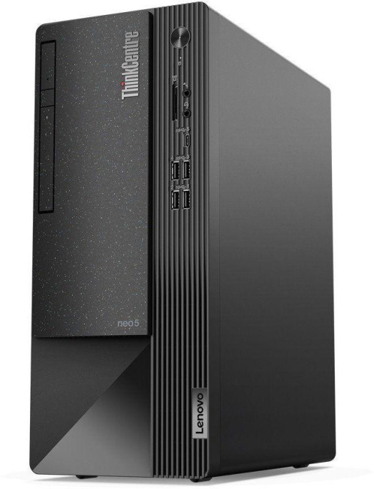 ПК Lenovo ThinkCentre Neo 50t MT i5 12400 2.5 8Gb SSD256Gb UHDG 730/DVDRW CR без ОС GbitEth WiFi BT 260W kbNORUS мышь клавиатура черный 11SE001WIV