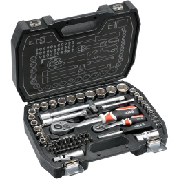 Набор инструментов YATO 1/4'' и 1/2'', 72пр YT-38782