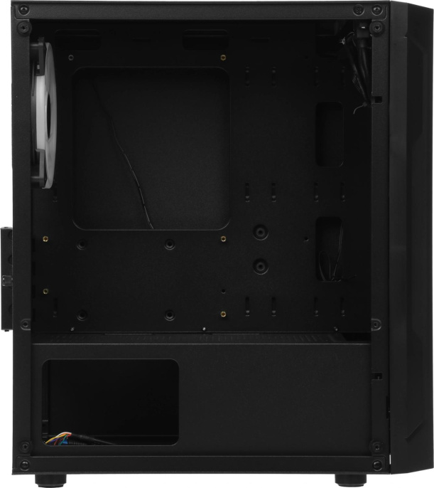 Корпус mATX Aerocool Trinity Mini-G-BK v2, Mini-Tower, без БП,  черный [accs-pv32033.11]