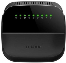 Wi-Fi роутер D-Link DSL-2640U/R1A,  Wi-Fi 4,  N150,  2.4ГГц, 4 LAN,  1 WAN/LAN, ADSL2+ (AnnexA/L/M), черный