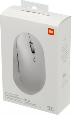 Мышь Xiaomi Mi Dual Mode Silent Edition белый оптическая 1300dpi беспров. BT для ноутбука 5but HLK4040GL/X26111