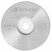 Диск DVD-R Verbatim 4.7Gb 16x Jewel case (5шт) (43519)VERBATIM