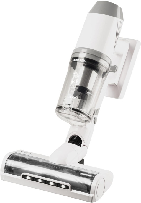 Вертикальный пылесос COOLFORT CF-3002, 120Вт, белый