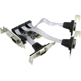Контроллер Orient XWT-PE4SV1LP 4XCOM, PCI-E oem, страна происхождения Китай