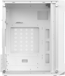 Корпус mATX Oklick OCC-MN302F, Mini-Tower, без БП,  белый