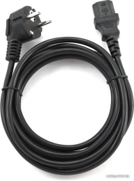 Кабель питания Cablexpert (3.0м, Schuko- C13, VDE, 10А, черный) PC-186-VDE-3M