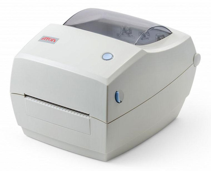 Принтер наклеек АТОЛ TT42,  серый [45151]