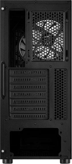 Корпус ATX Aerocool Hive-G-BK-v2, Midi-Tower, без БП,  черный [accm-pv27043.11]