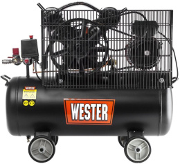 Компрессор поршневой Wester WBK2200/50PRO масляный 340л/мин 50л 2200Вт черный/красный
