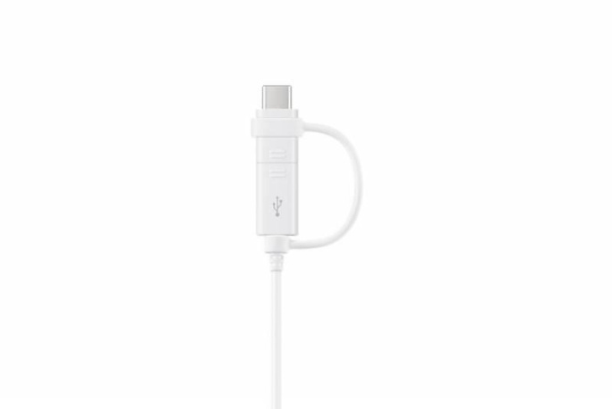Кабель Samsung EP-DG930DWEGRU,  USB Type-C (m)/micro USB (m) -  USB (m),  1.5м,  белый