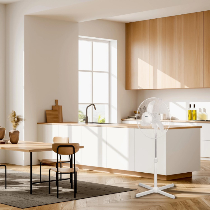 Вентилятор напольный Ac Electric AFF-505W 40Вт скоростей:3 белый (24056689)