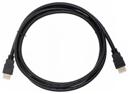 Кабель аудио-видео Cactus CS-HDMI.1.4-1.8,  HDMI (m) -  HDMI (m),  ver 1.4,  1.8м, GOLD,  черный