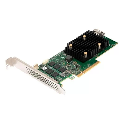 RAID-контроллер Broadcom MegaRAID 9560-8I SGL (05-50077-01 / 03-50077-01010) PCIe 4.0 x8 LP, SAS/SATA/NVMe, RAID 0,1,5,6,10,50,60, 8port(1 * int SFF8654), 4GB Cache, 3908ROC, RTL (007479)