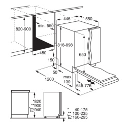 Встраиваемая посудомоечная машина Electrolux EEQ843100L