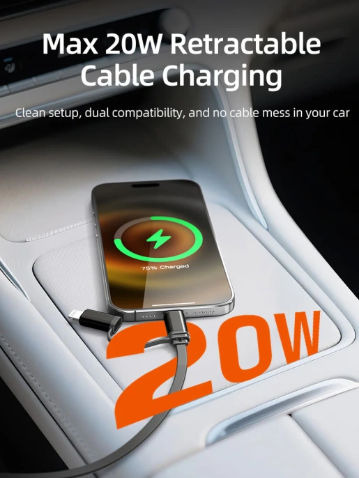 Беспроводное зарядное устройство CABLETIME CE13B (CT-WPH02-PG) для автомобиля