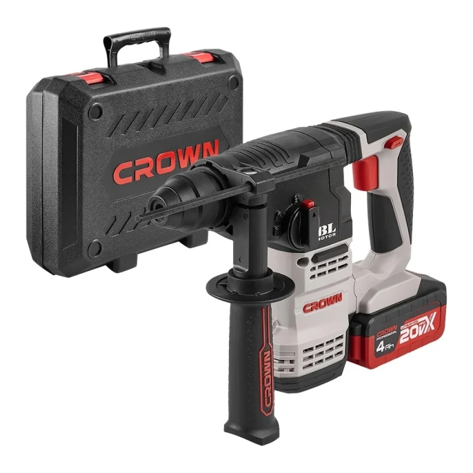 Аккумуляторный перфоратор CROWN CT28001HX-4 BMC