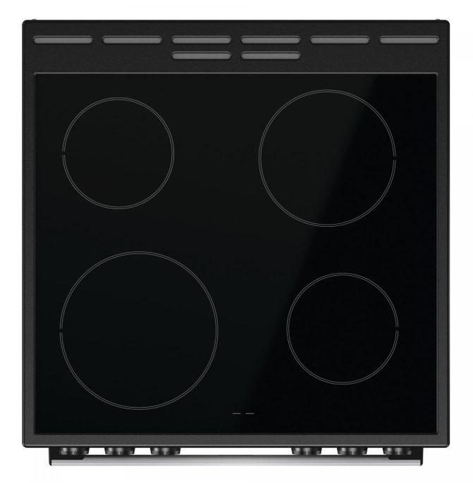 Электрическая плита Gorenje GEC6A11SG,  стеклокерамика,  без крышки,  серый