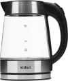 Чайник электрический KitFort KT-6118, 1.7л, стекло