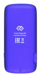 MP3 плеер Digma B4 flash,  8ГБ,  синий