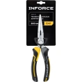 Профессиональные длинногубцы Inforce 200 мм 06-18-73