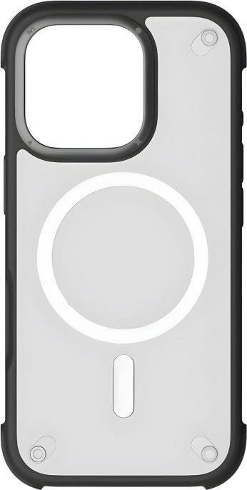 Чехол для смартфона Momax CaseForm Air для iPhone 16 Pro Черный MUAP24MD совместимость с MagSafe, противоударный защита от падения с высоты 3м , покрытие с защитой от УФ-излучения, материал: поликарбонат, алюминий