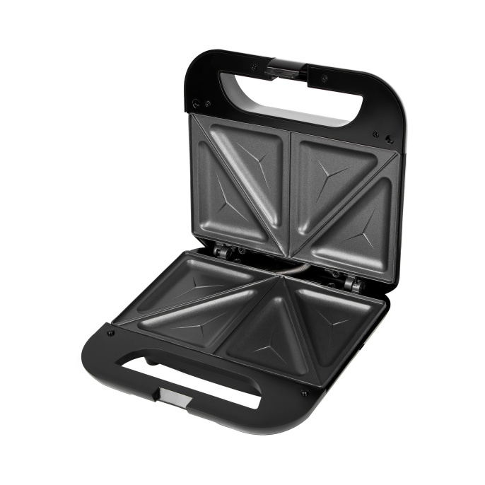 Электрическая сэндвичница RAGEX R732-000, 750 Вт, панель сэндвичи, черная