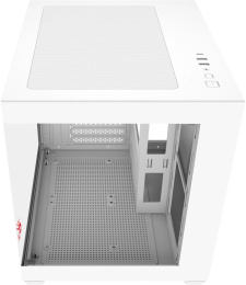 Корпус mATX BLOODY CC-121, Mini-Tower, без БП,  белый [cc-121-wh]