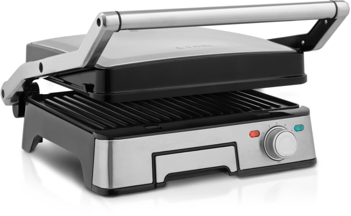 Электрогриль Vitek VT-8452, серебристый