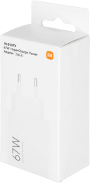 Сетевое зар./устр. Xiaomi 67W HyperCharge Power Adapter 67W 3.25A (PD) USB универсальное белый (BHR07SKEU)